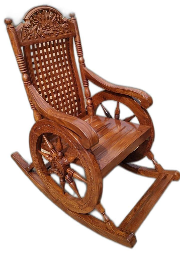 Teak Wood Rocking Chair